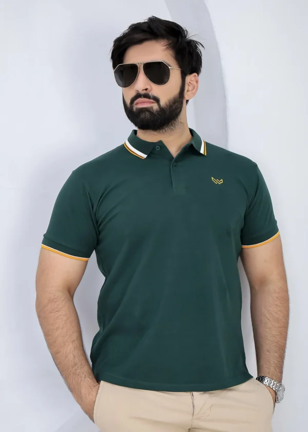 Excellence Green Polo – Premium Cotton