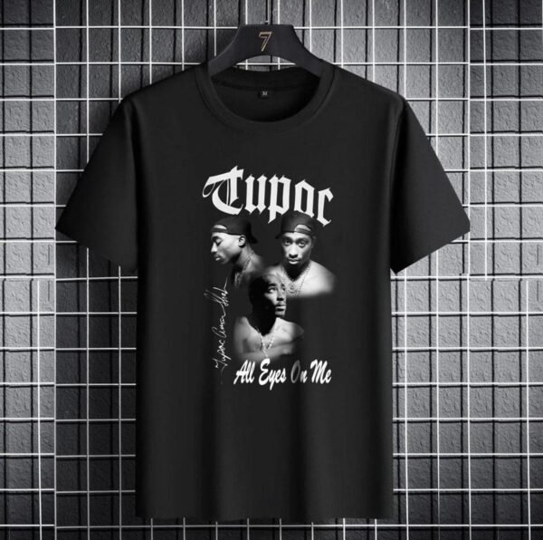 TUPAC COTTON GRAPHIC TEE FOR MEN