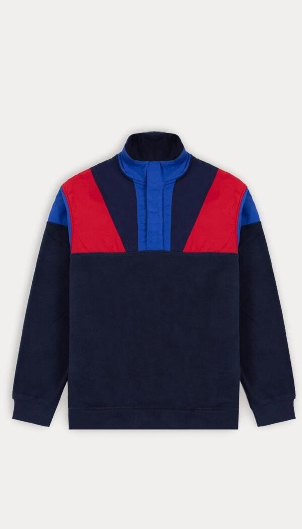 OVERSIZE PANELED COLOR BLOCK SWEATSHIRT