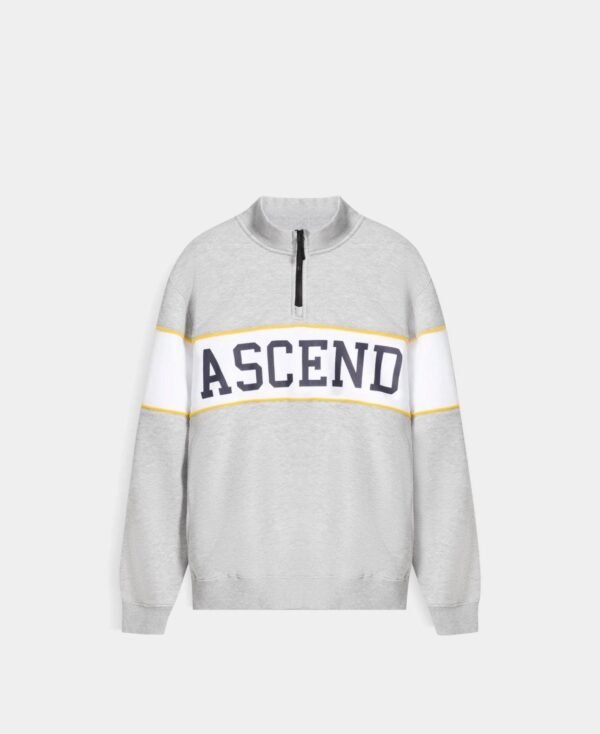 GRAPHIC MOCK-NECK SWEATSHIRT