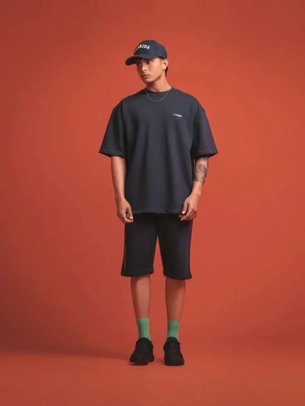 Navy Co-Ord Set Shorts – FMBS24-001